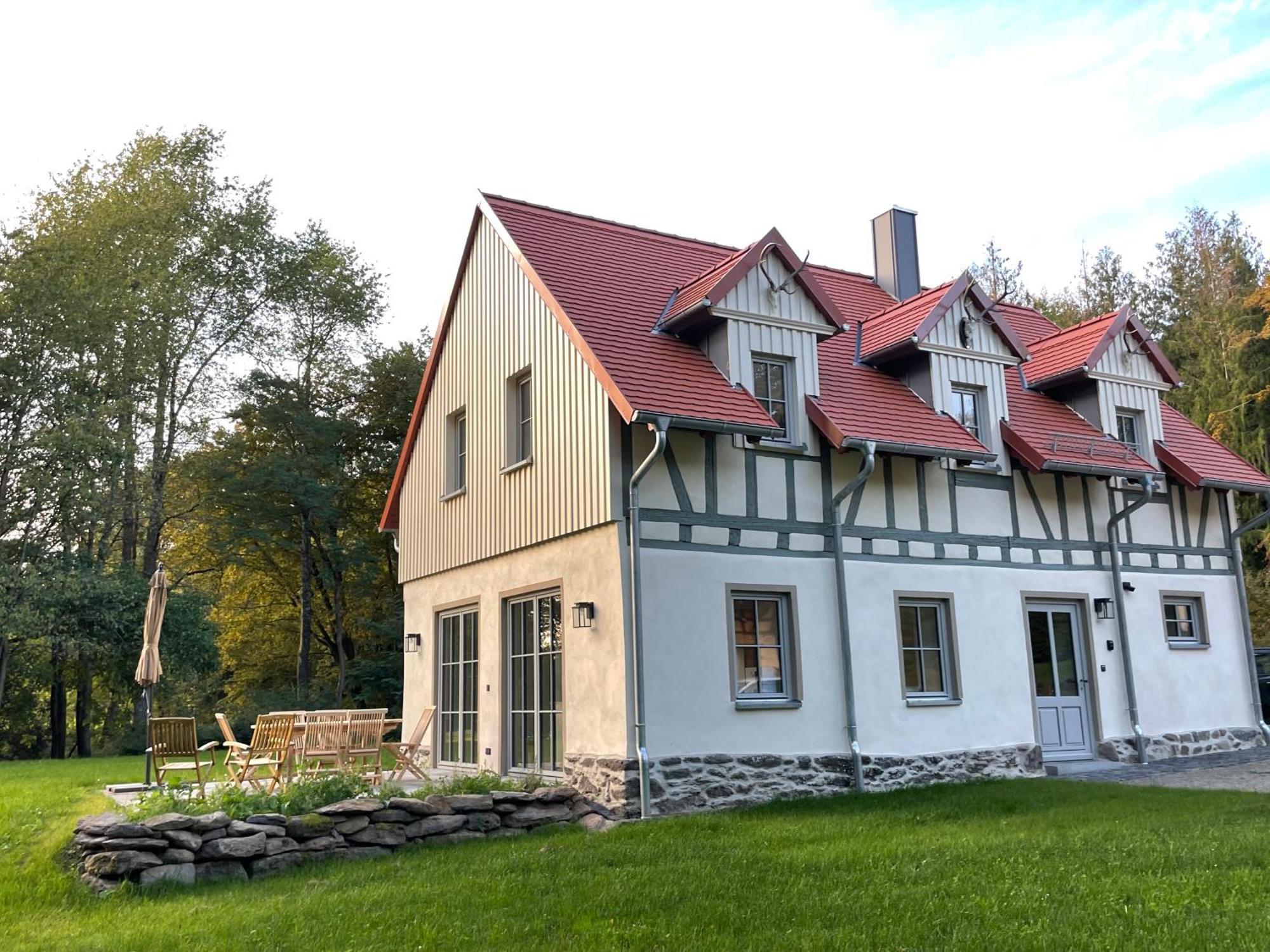 NiddaSchellnhof Forsthaus Am Waldrand公寓 外观 照片